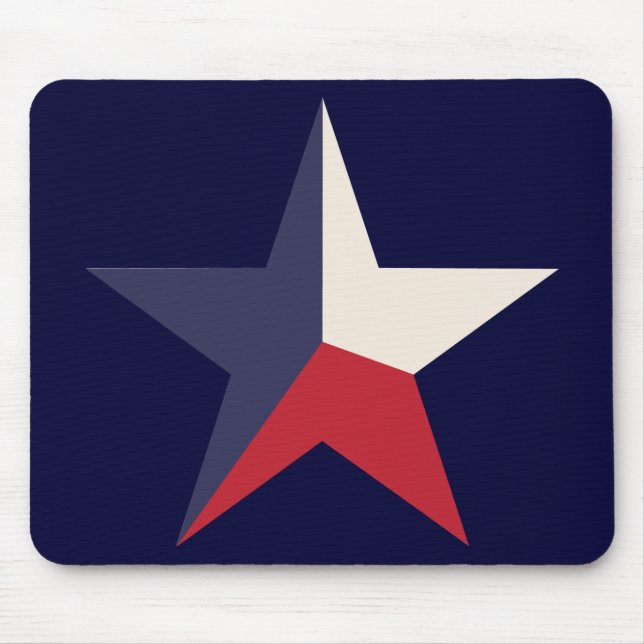 Texas Star Mousepad Musmatta (Framsidan)