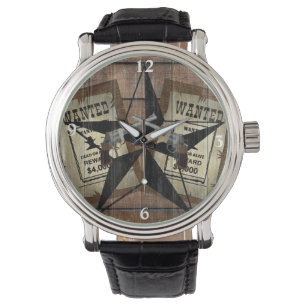 Texas Star Western Dual Pistols ville signera Armbandsur