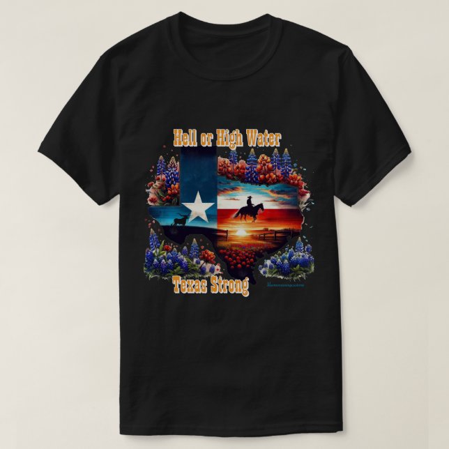 Texas Stark  T Shirt (Design framsida)