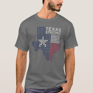 Texas Starka USA Flag Be för Texas T Shirt
