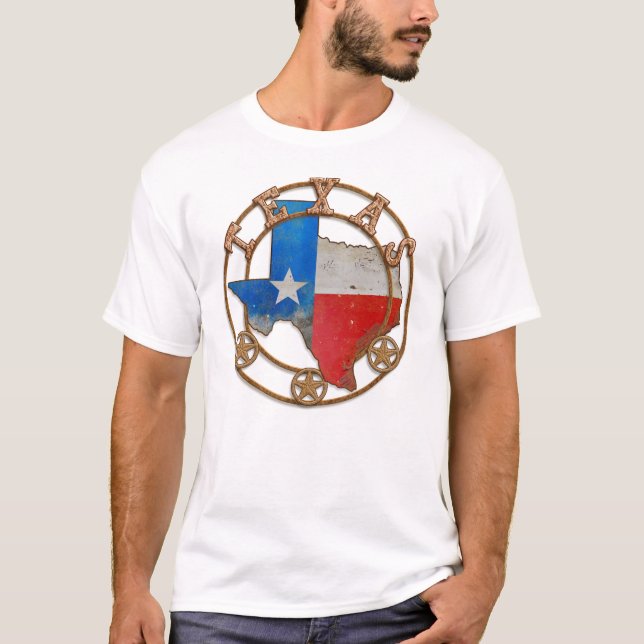 Texas State Barn Art T Shirt (Framsida)
