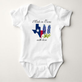 Texas State Bluebonnets Txst Blommigt Baby bodydre T Shirt
