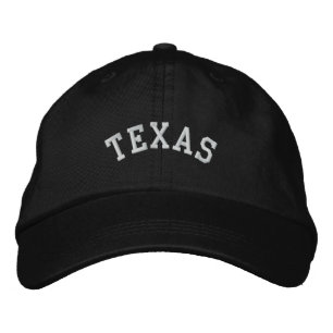 Texas State Embroided Broderad Keps