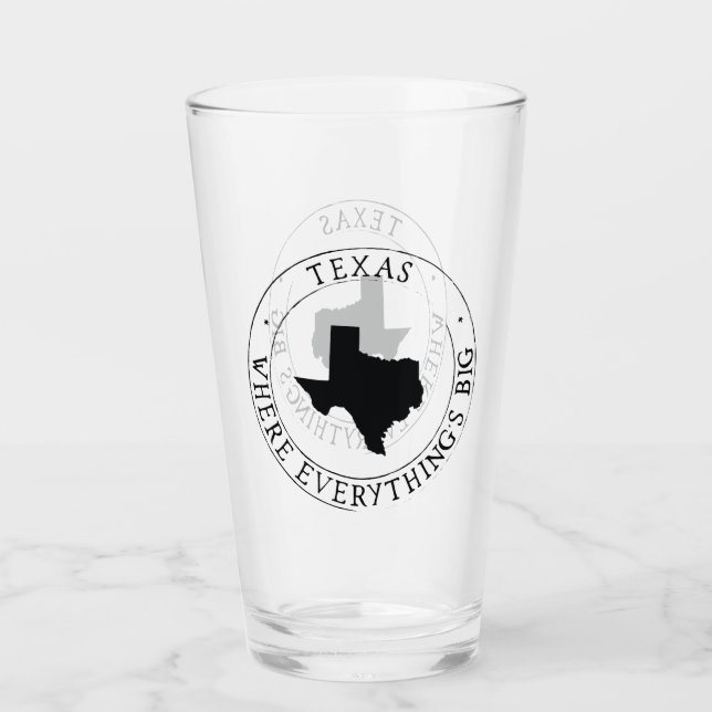 Texas State Glasbkupp Glaskopp (Framsida)