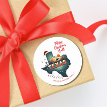 Texas State God jul Y'all Anpassningsbar Helgdag