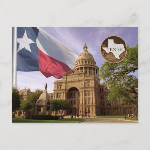 Texas State Huvudstad Byggnad, Austin, TX Vykort