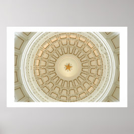 Texas State Huvudstad Rotunda Poster