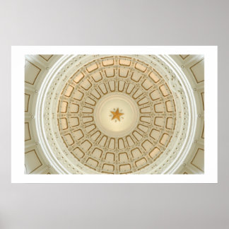 Texas State Huvudstad Rotunda Poster