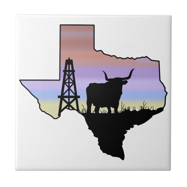 Texas State Kakelplatta (Framsidan)