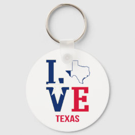 Texas State Kärlek USA Nyckelring
