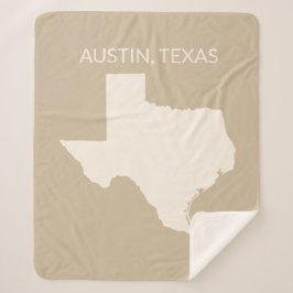 Texas State Karta Home Decor
