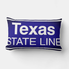 Texas State Line Pillow Lumbarkudde