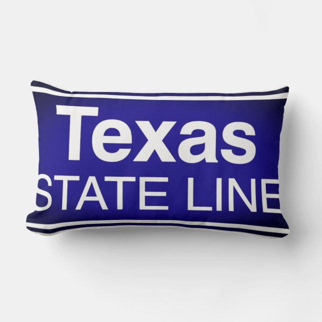Texas State Line Pillow Lumbarkudde (Framsida)