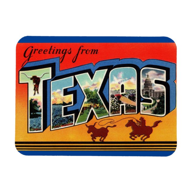 Texas State Magnet (Horisontell)