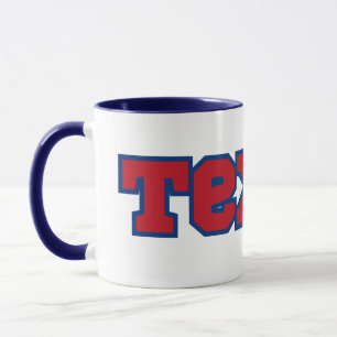 Texas State Pride Anpassningsbar Two-Tone Coffee Mugg