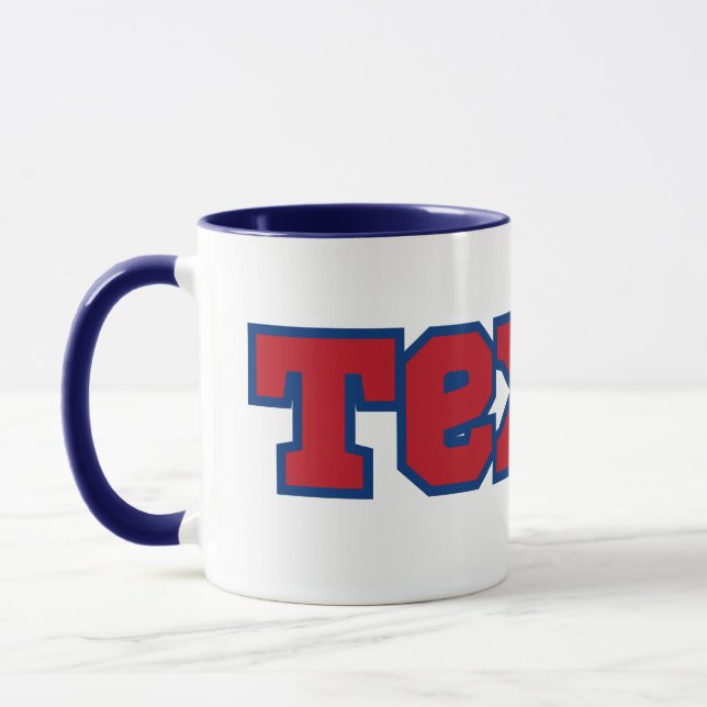 Texas State Pride Anpassningsbar Two-Tone Coffee Mugg (Vänster)
