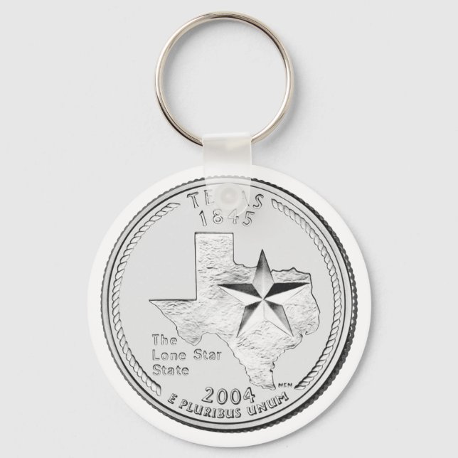 Texas State Quarter Nyckelring (Framsida)