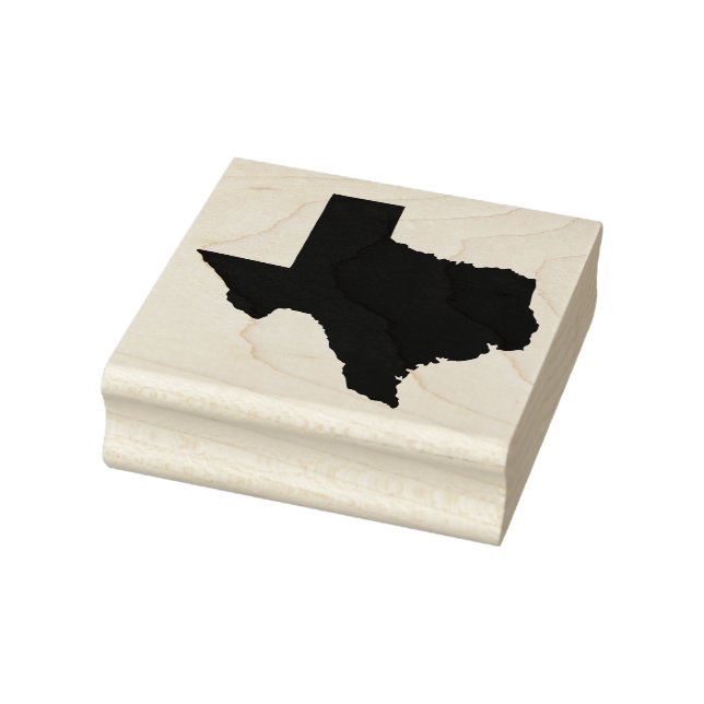 Texas State Solid Rubber Art Frimärke Stämpel (Stämpel)