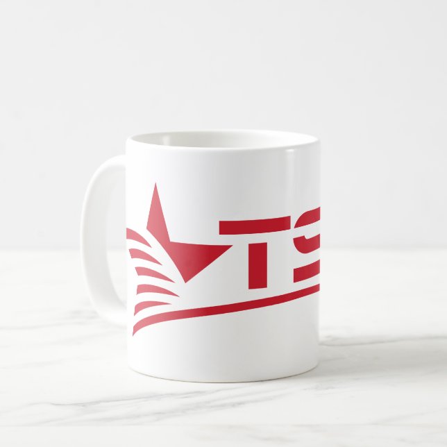 Texas State Technical College logotyp Kaffemugg (Framsida vänster)
