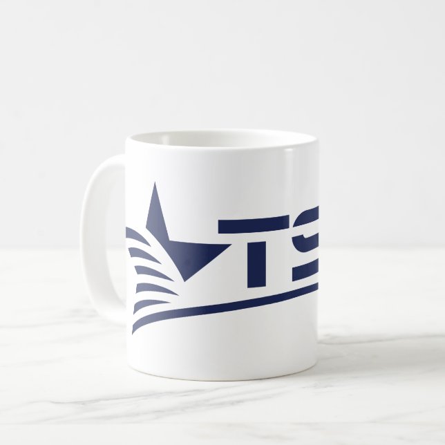 Texas State Technical College-logotyp Kaffemugg (Framsida vänster)