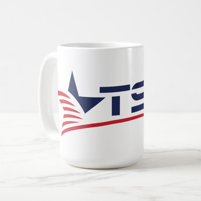 Texas State Technical College logotyp Kaffemugg (Framsida vänster)