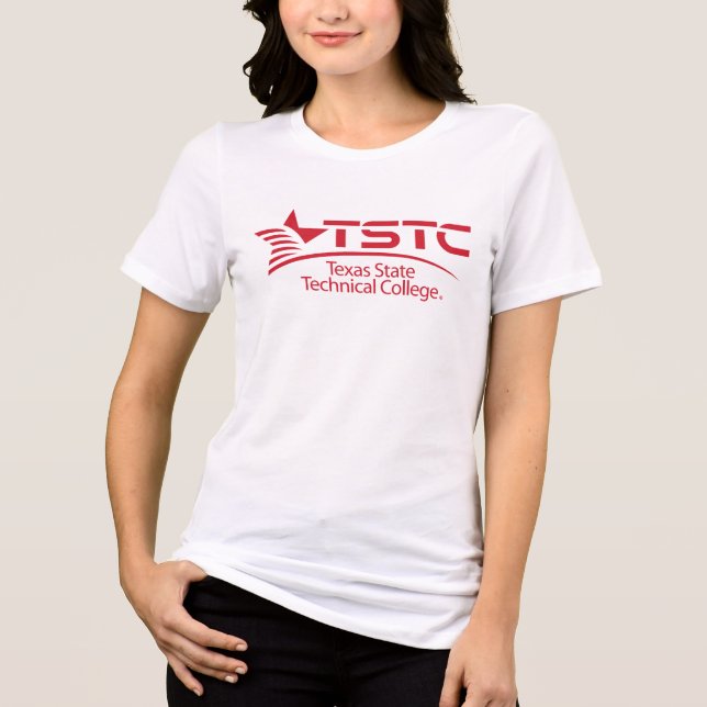 Texas State Technical College logotyp T Shirt (Framsida)