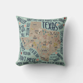 Texas State Thmet Pillow Kudde