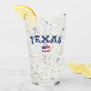 Texas State USA flagga Glaskopp