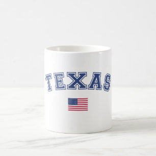 Texas State USA flagga Kaffemugg
