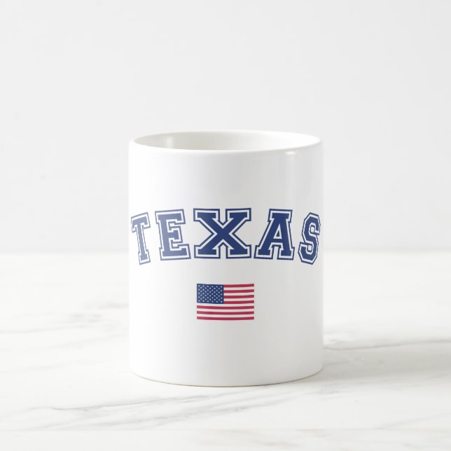 Texas State USA flagga Kaffemugg (Center)