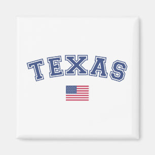 Texas State USA flagga Magnet