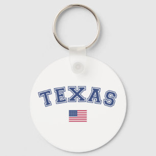 Texas State USA flagga Nyckelring