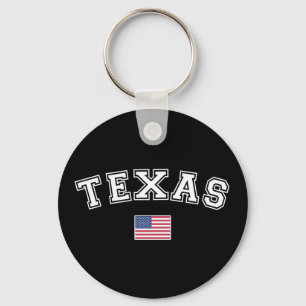 Texas State USA flagga Nyckelring