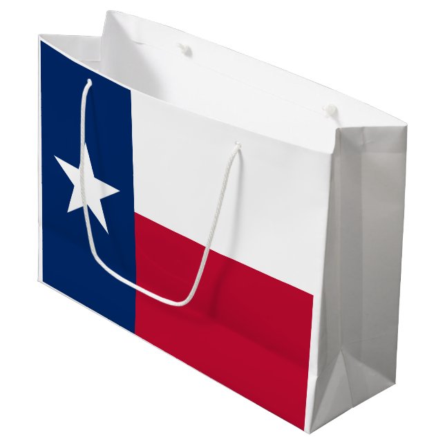 Texas Statlig flagga (Framsidan Vinklad)