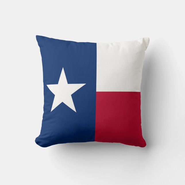 Texas Statlig flagga American MoJo Pillow Kudde (Framsida)
