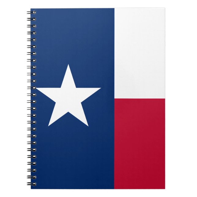 Texas Statlig flagga Anteckningsbok (Framsidan)