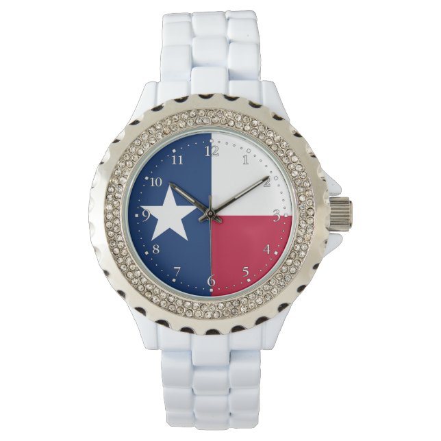 Texas Statlig flagga Armbandsur (Framsida)