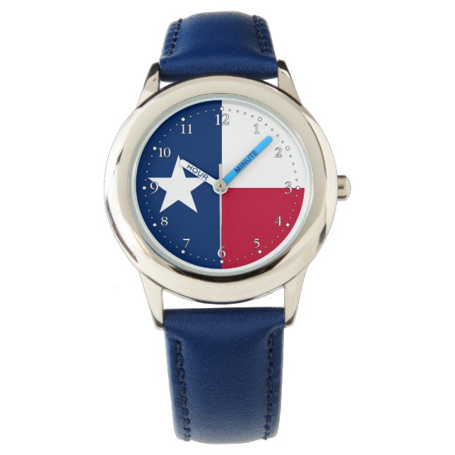 Texas Statlig flagga Armbandsur (Framsida)
