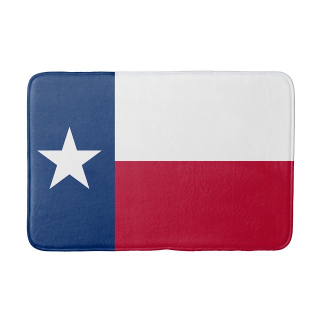 Texas Statlig flagga Badrumsmatta (Framsidan)