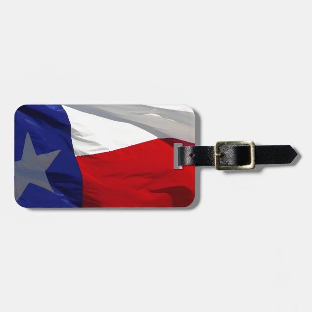 Texas Statlig flagga Bagagebricka (Horisontell Framsida)