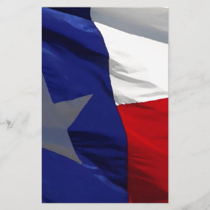 Texas Statlig flagga Brevpapper