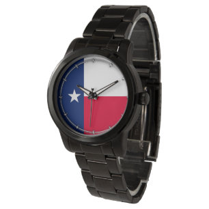 Texas Statlig flagga Design Armbandsur