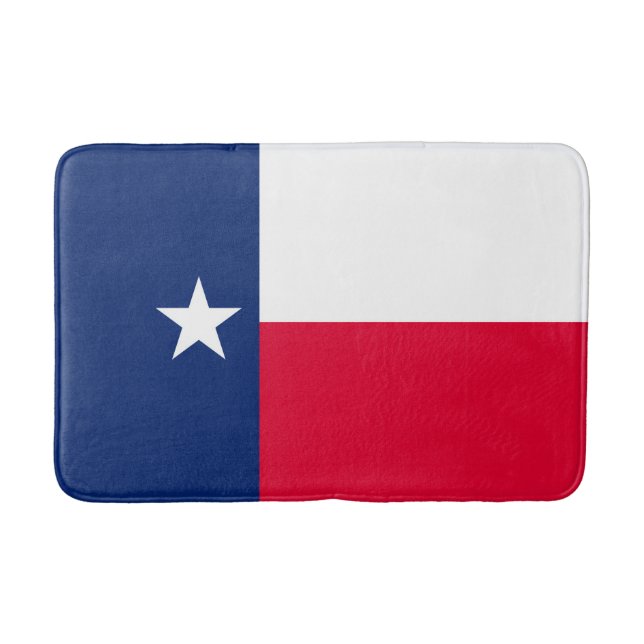 Texas Statlig flagga Design Badrumsmatta (Framsidan)