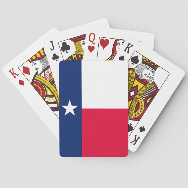 Texas Statlig flagga Design Spel Kort (Baksidan)