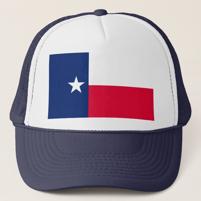 Texas Statlig flagga Design Truckerkeps (Framsida)