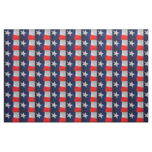 Texas Statlig flagga Fabric Tyg