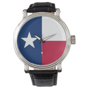 Texas statlig flagga - högkvalitativ autentisk armbandsur