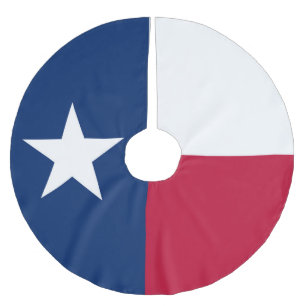 Texas statlig flagga - högkvalitativ autentisk julgransmatta borstad polyester