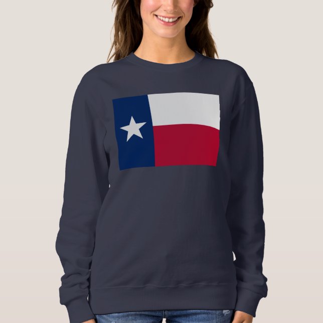 Texas statlig flagga - högkvalitativ autentisk t shirt (Framsida)
