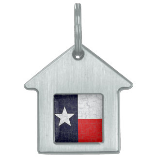 TEXAS STATLIG FLAGGA ID-bricka HUSDJUR